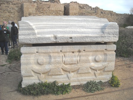 Coffins in Caesarea