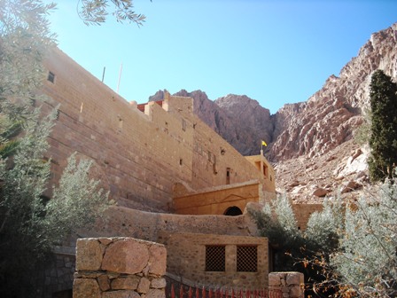 Side of St. Catherine's Monastery
