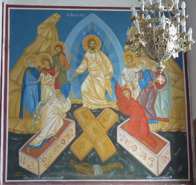 A painting in St. George Church