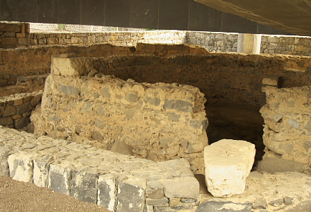 Galilee:  Excavation of Peter's house