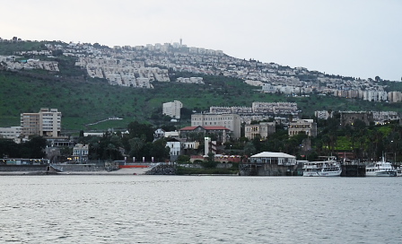 Tiberias from Sea of Galilee