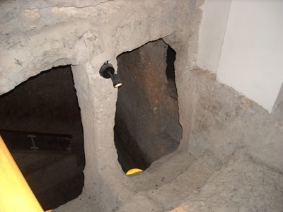 Jerusalem: Opening to the pit in Caiaphas' house