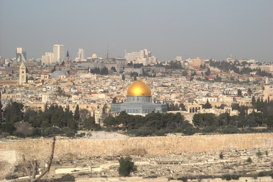 Jerusalem: Dome of the Rock and the east wall