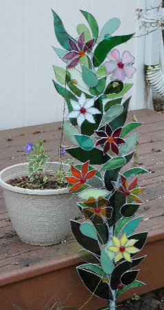 stained glass blooms